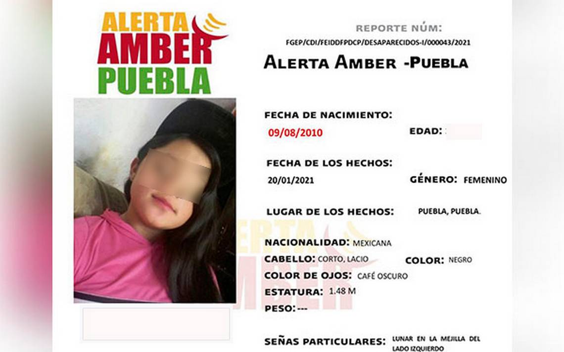 Se han activado cuatro Alertas Amber en Puebla en los primeros días del